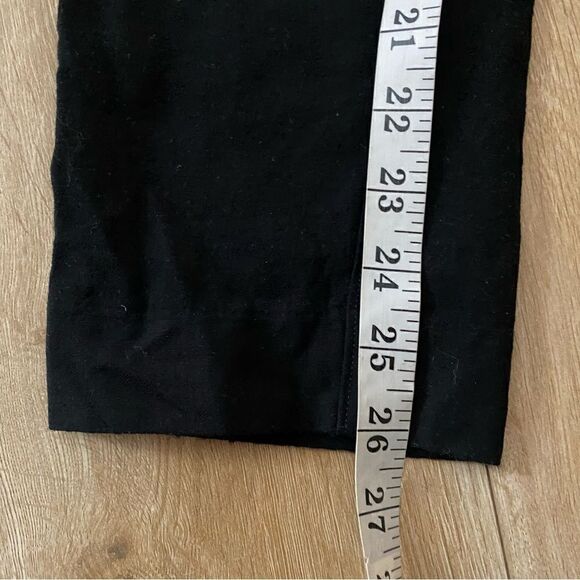 Kit And Ace Black Ankle Cropped Trousers Side Zip Womens Size 4 - Picture 5 of 7